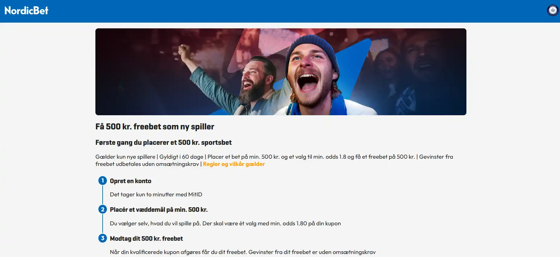 NordicBet bonus i Danmark – aktuelle tilbud og vilkår